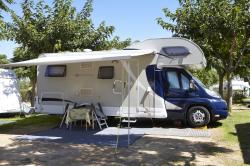 Camping pitch for motorhome in Spain