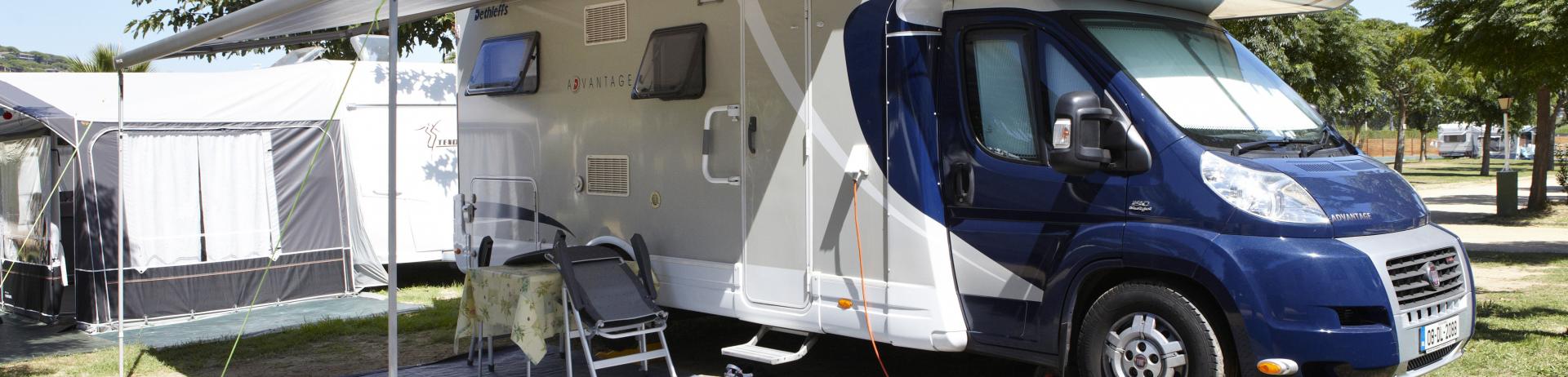 Camping pitch for motorhome in Playa de Aro