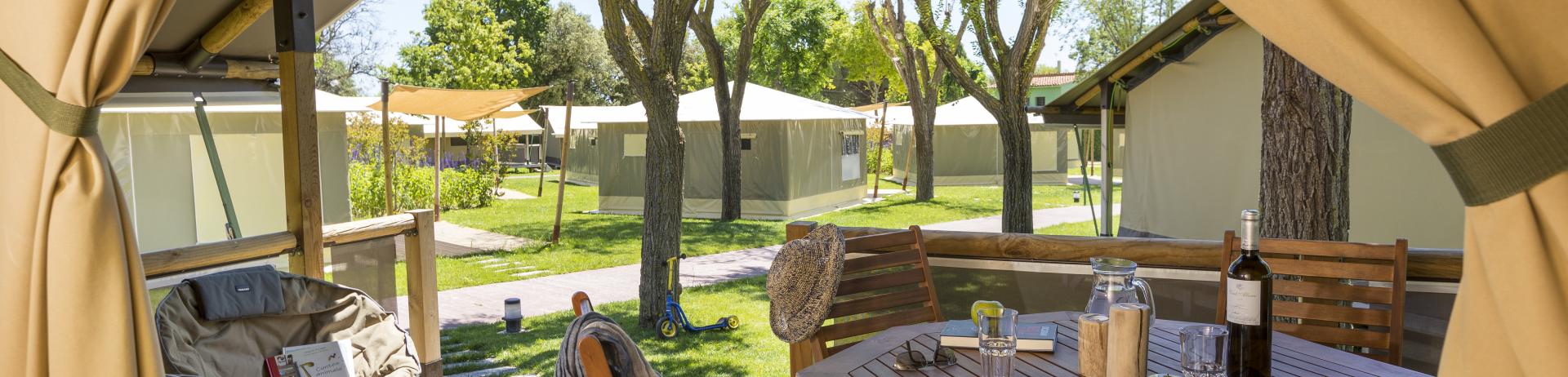 Glamping tent rental Spain