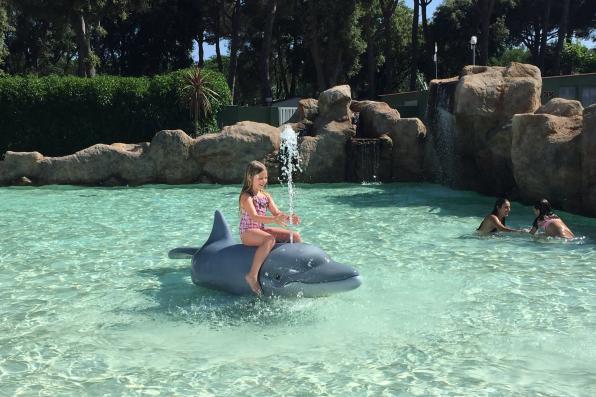 Pool for kids at Camping Resort El Delfín Verde Playa de Aro in Spain
