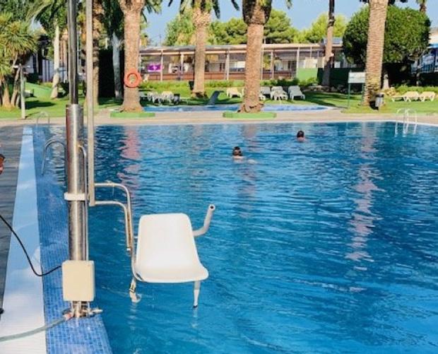 Swimming pool adapted from the campsite in Platja d'Aro