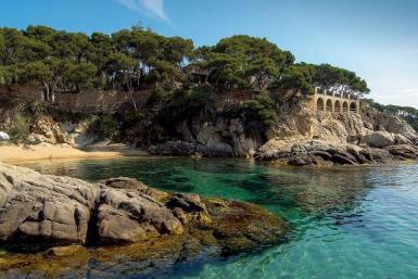 Cove in Playa de Aro in Spain