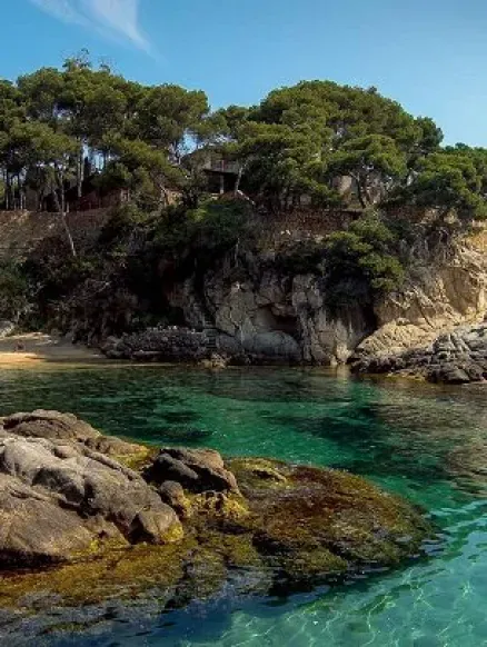 Cove in Playa de Aro in Spain