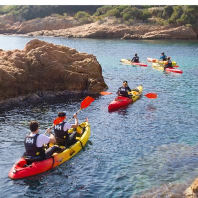 Kayak in Costa Brava