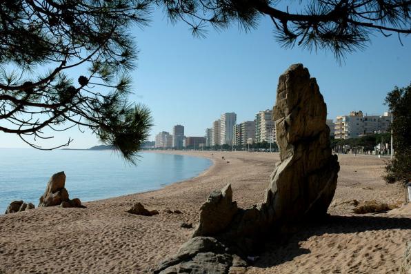 Large beach of Playa de Aro