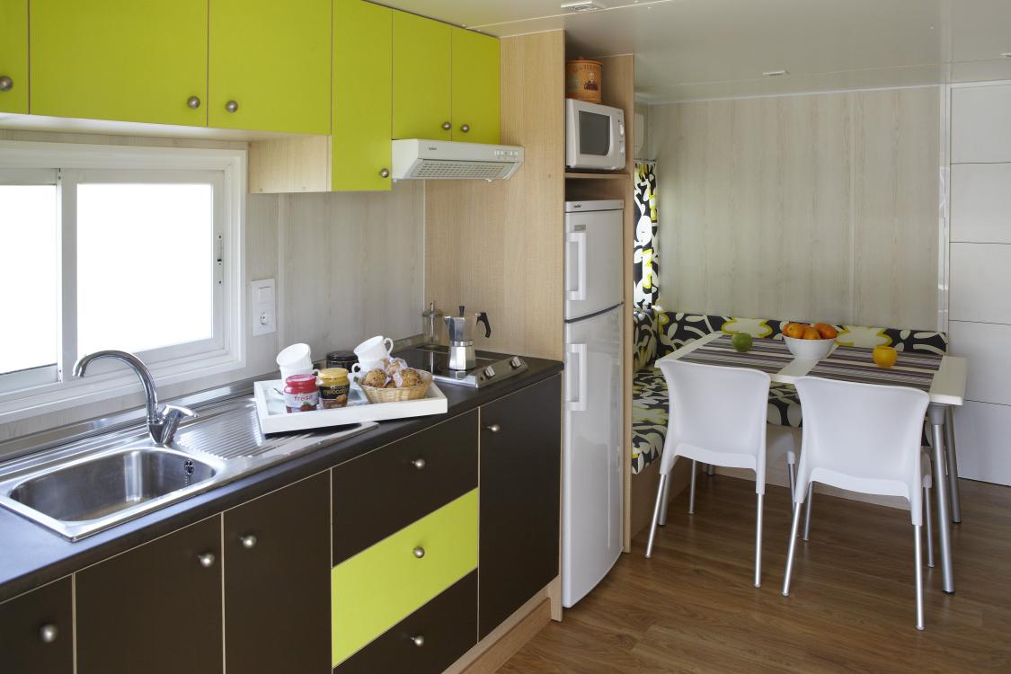 Cuina equipada d'Bungalow Ridaura - Camping Valldaro