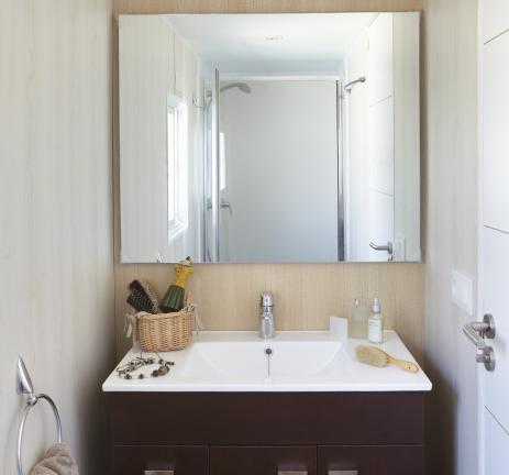 Salle de bain du Bungalow Ridaura - Camping Valldaro