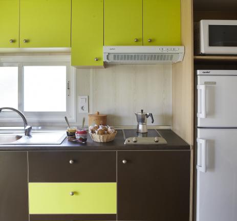 Cuisine équipée du Bungalow Ridaura