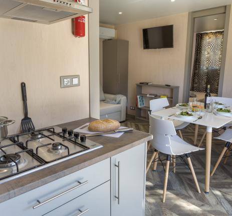 Cuisine Bungalows S'Agaró - Camping Valldaro