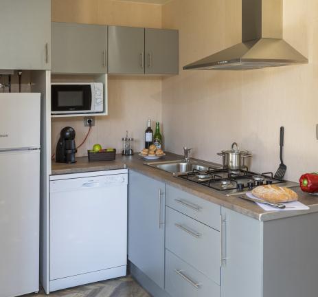 Keuken Bungalows S'Agaró Camping Valldaro