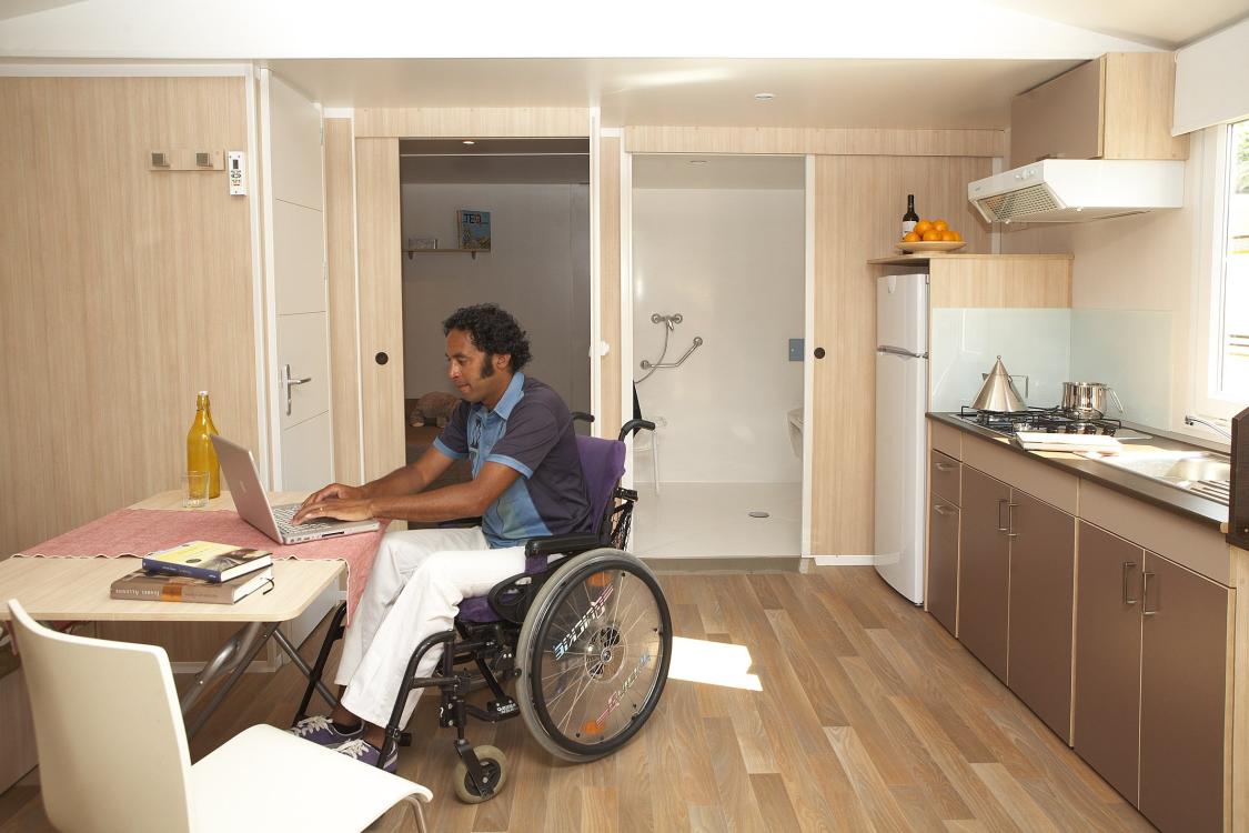 Mobil-home adapté au Camping Valldaro