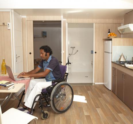 Mobil-home adapté au Camping Valldaro