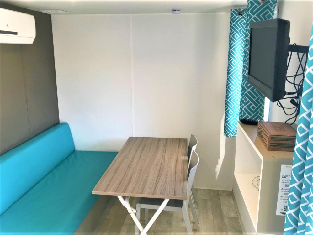 Living room Mobil Home Empordanet Camping Valldaro