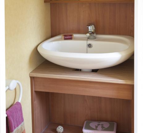 Salle de bain Mobil Home Mare Nostrum Camping Valldaro