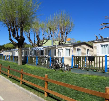 Zone paysagée de la zone Mobil Home Sa Conca au Camping Valldaro