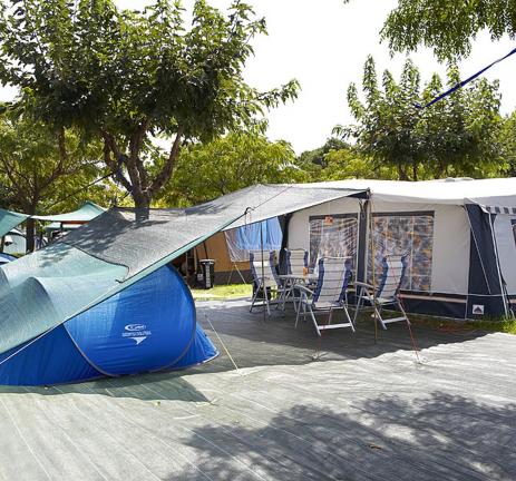 New camping area for pitches Valldaro