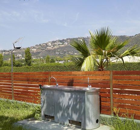 Water area of the Camping Valldaro plots