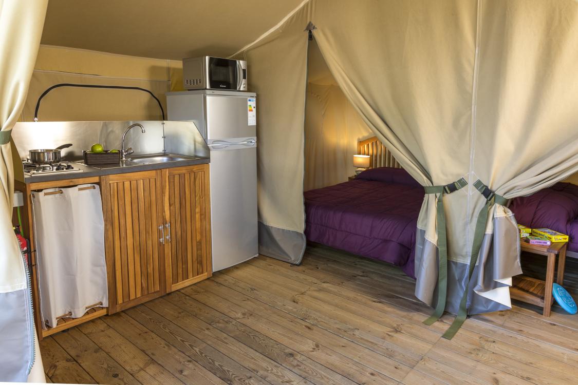 Cuina tenda glamping