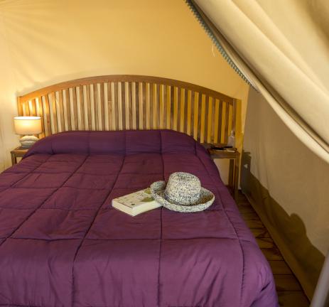 Bed of the Super Fun Camping Valldaro tent