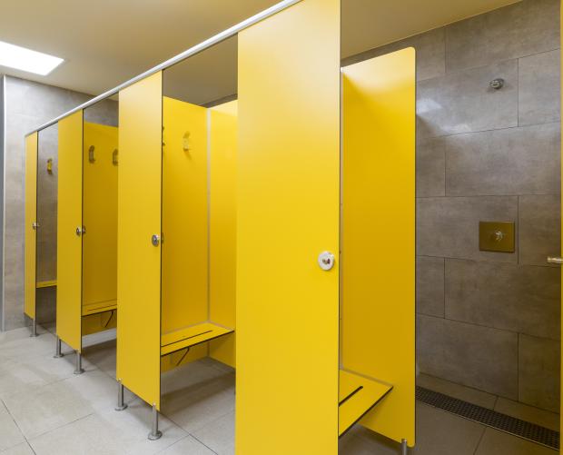 Showers at Camping Valldaro