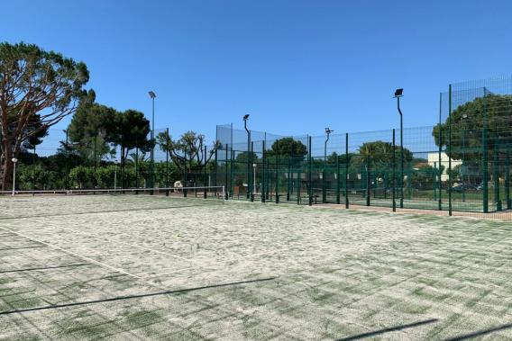 Sports courts at the camping in Playa de Aro