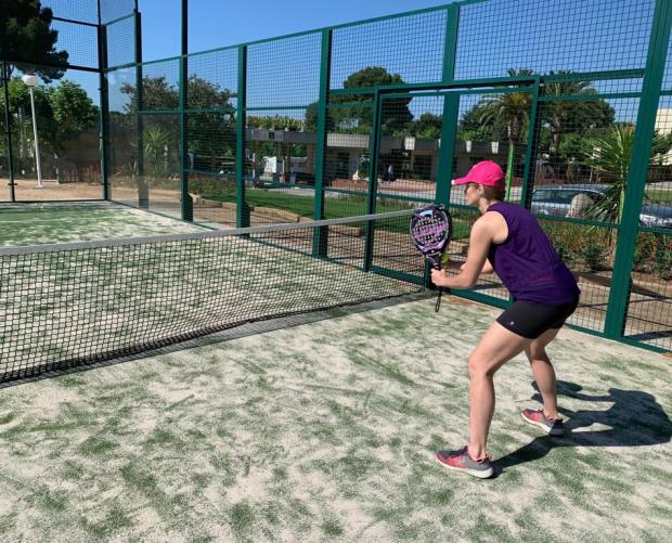 Paddle courts of Camping Valldaro